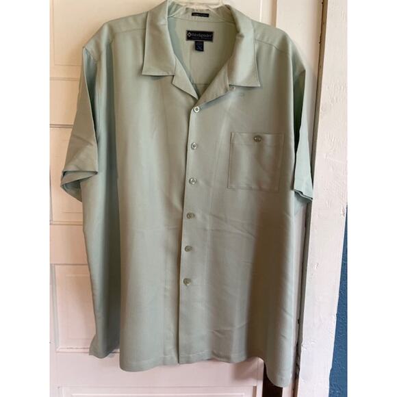Weekender Luau Edition Men's Size 2XL Short Sleeve Shirt Sage Green - Picture 1 of 4